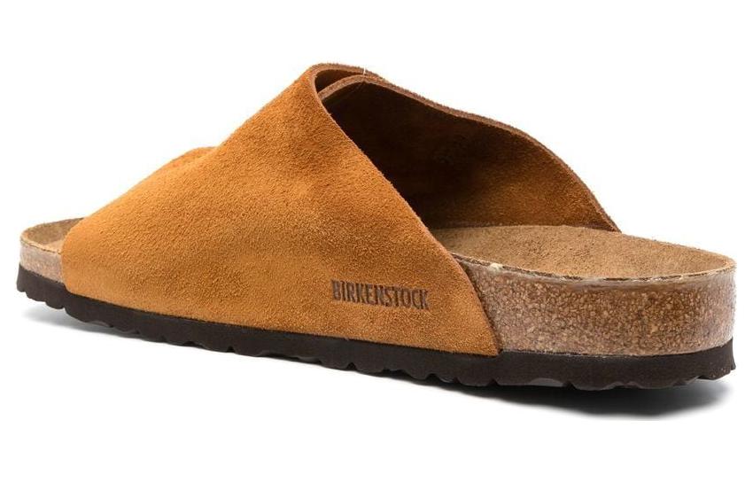 Тапочки (WMNS) Birkenstock Zrich Suede Leather 'Mink' 1023842, коричневый — фото 3