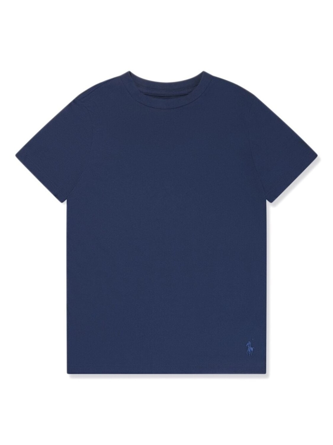 Комплект из двух футболок с вышитым логотипом Ralph Lauren Kids, синий — фото 4