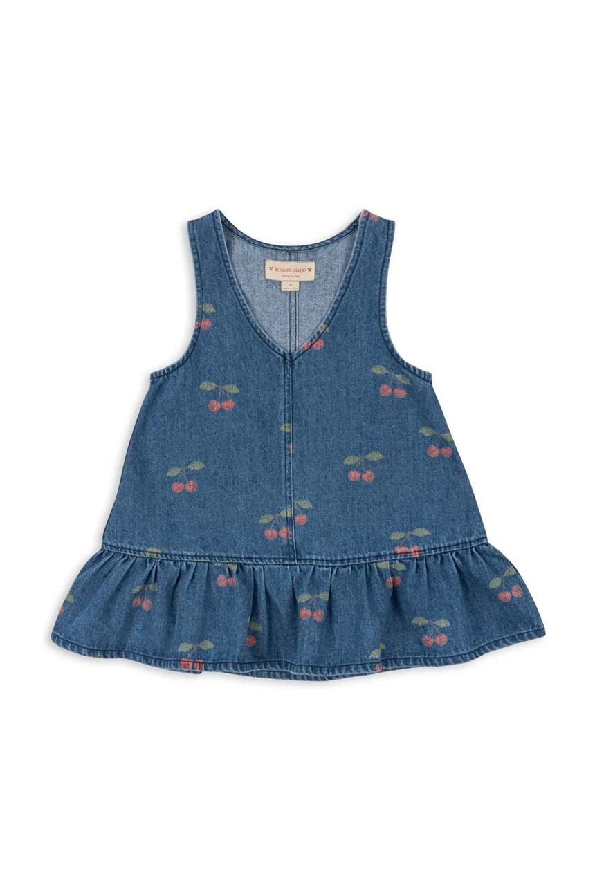 

MAGOT DRESS детское джинсовое платье GOTS Konges Sløjd, синий