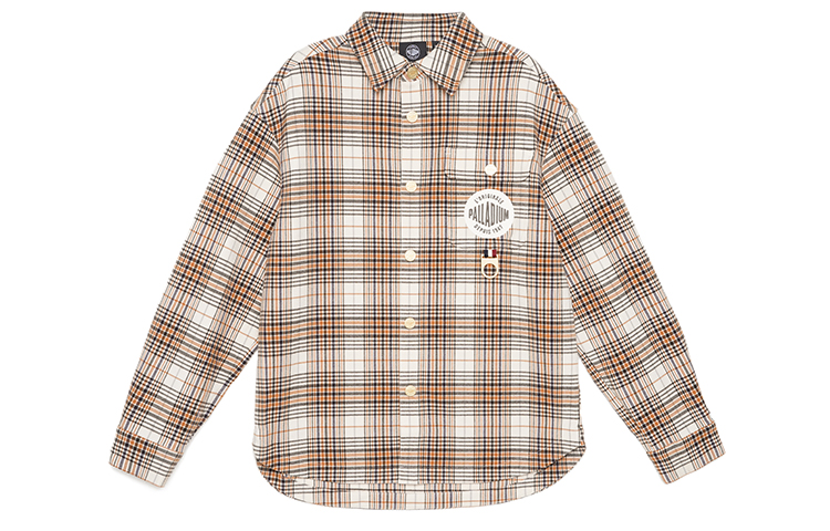 

Рубашка мужская Palladium, Orange Plaid Stripes