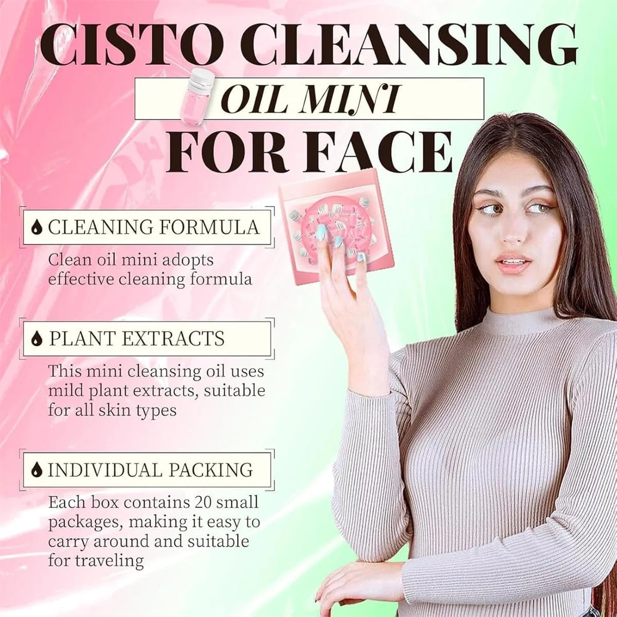 Гидрофильное масло Rietoiu — Масло для снятия макияжа «Cleansing Oil Mini» от Cisto , Mixed, 2 мл — фото 2