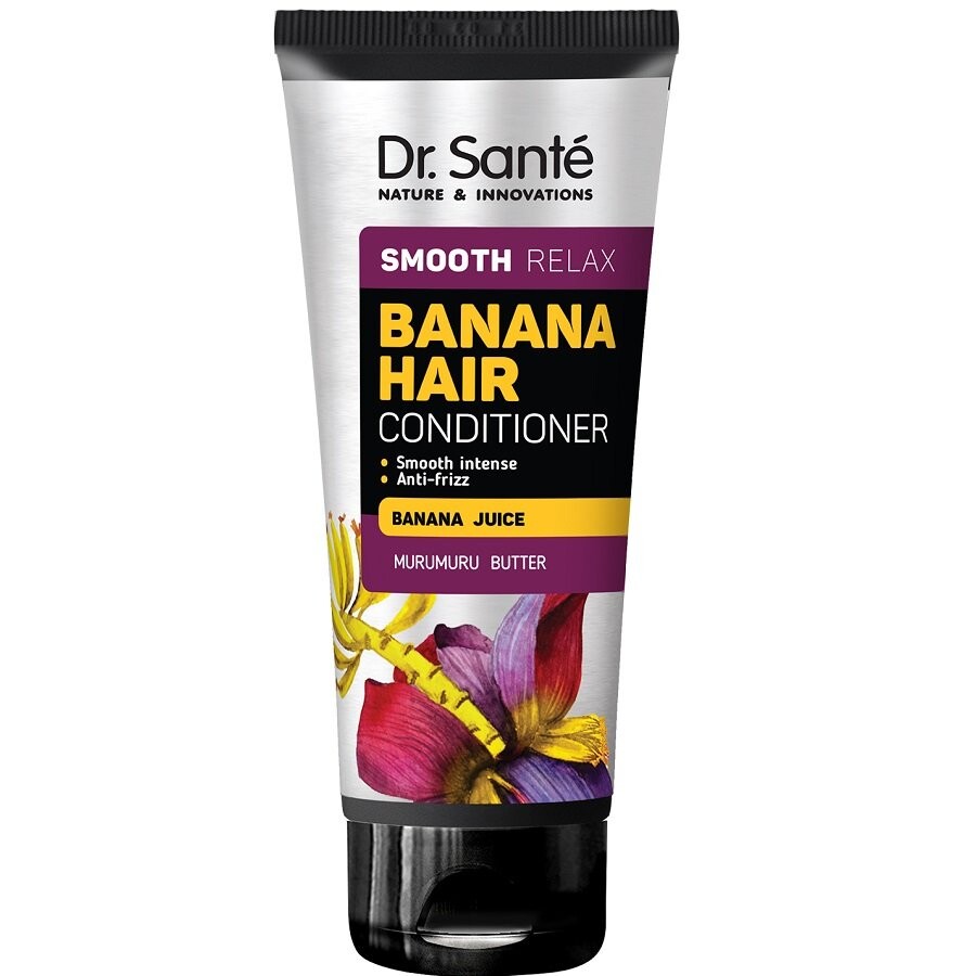 

Доктор Sante, Banana Hair Conditioner, разглаживающий кондиционер для волос с банановым соком, 200 мл Dr. Sante