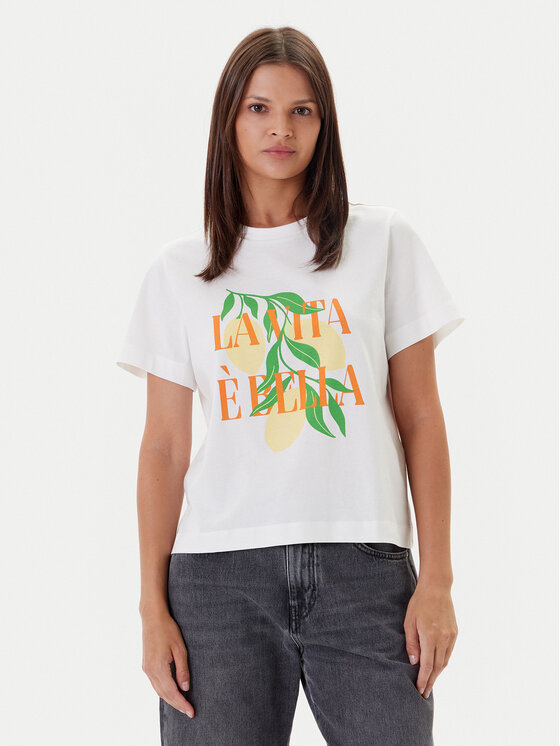 

Футболка обычного кроя Sonna 10327143 Vero Moda, белый