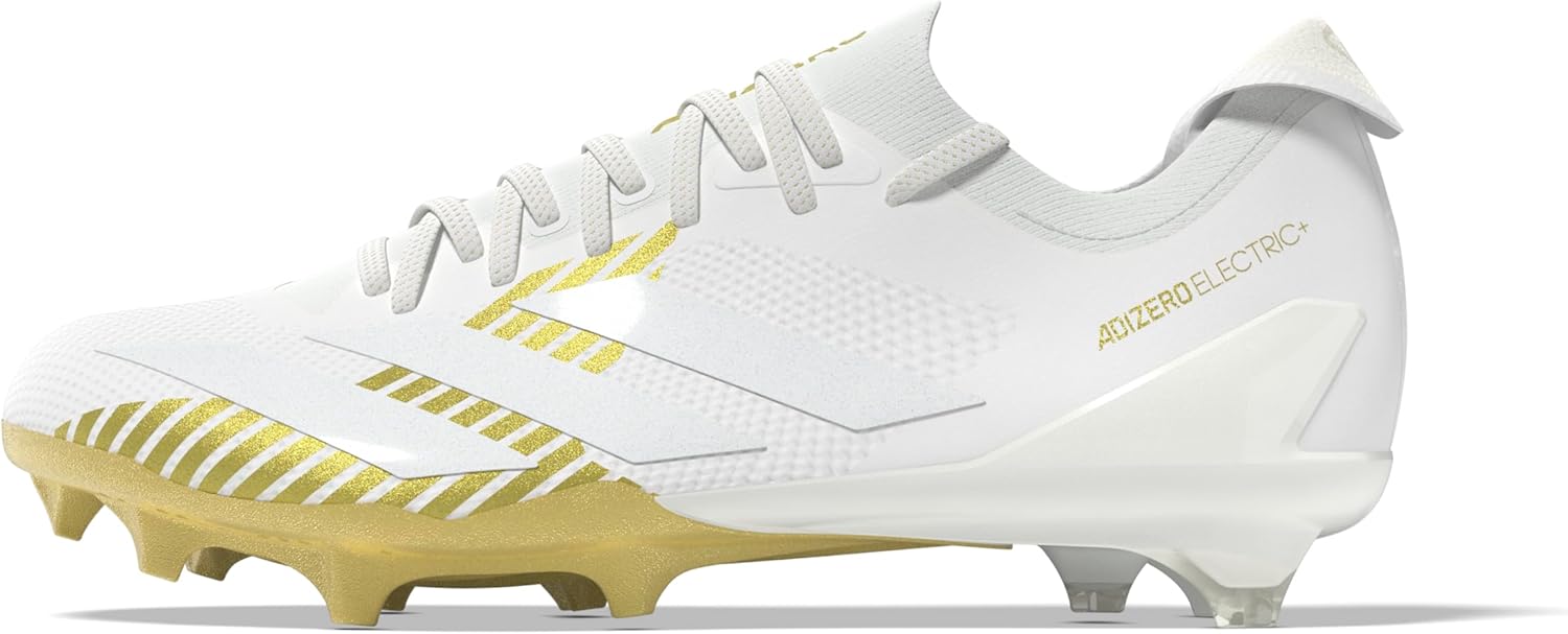 Мужские кроссовки adidas Adizero Electric, белый/золотой — фото 3