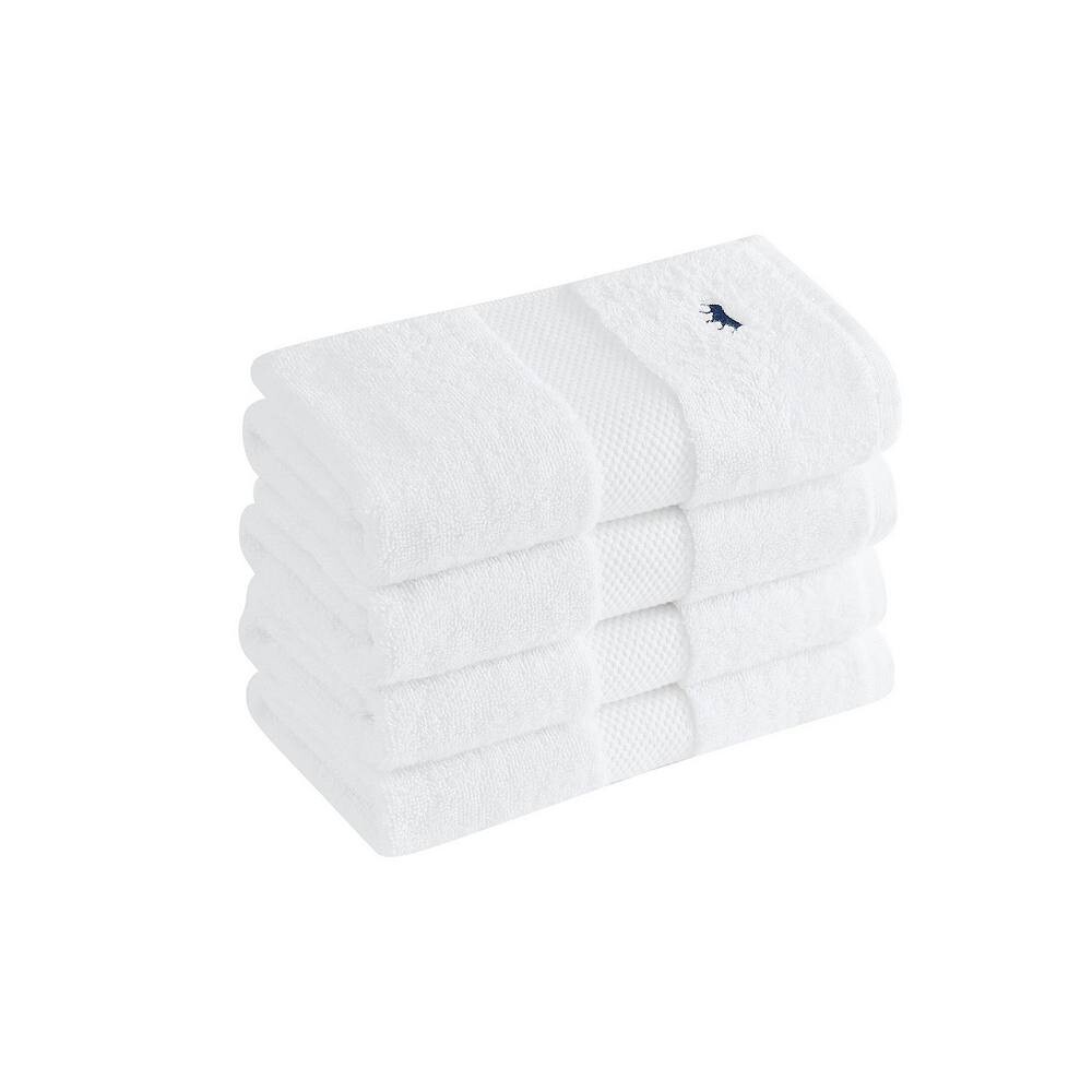 

Полотенца для рук Royal Velvet из турецкого хлопка, 4 шт., белый