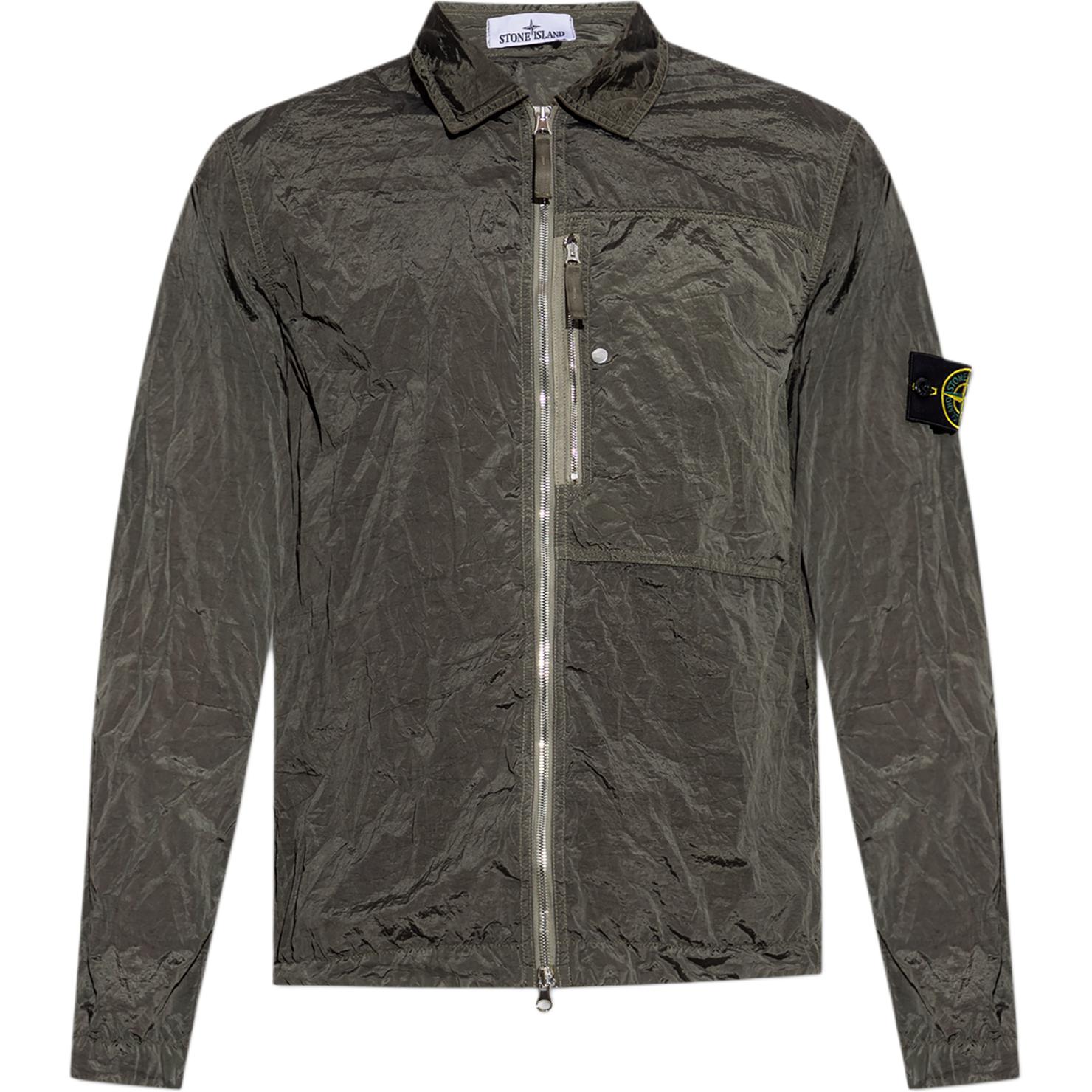 

STONE ISLAND Куртка с нашивкой-логотипом, Green