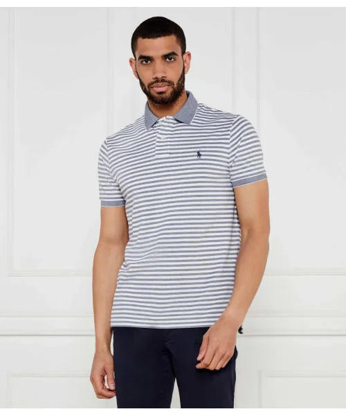 

Футболка поло Slim fit Polo Ralph Lauren, синий