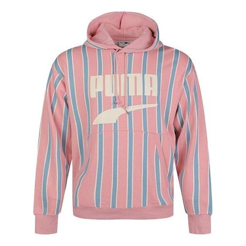 

Толстовка living series downtown po graphic hoody pink red Puma, красный