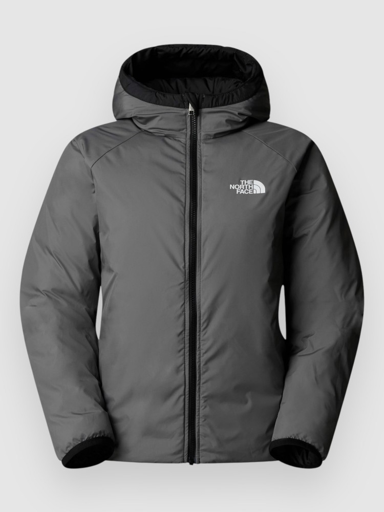 Куртка THE NORTH FACE Reversible Perrito Hooded Kids Jacke, tnf black/smoked pearl — фото 2