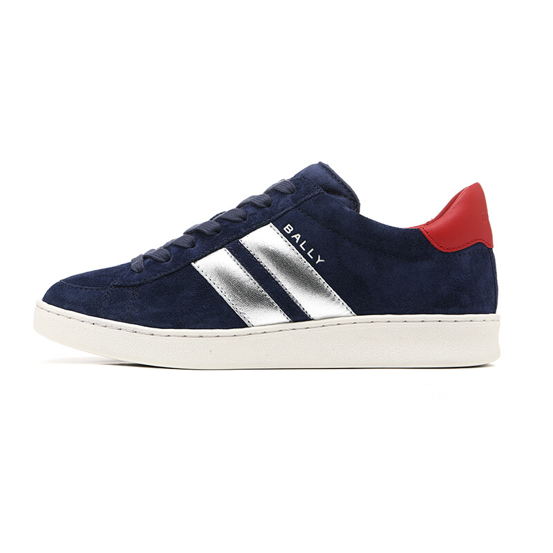 

Кроссовки BALLY Suede Sneakers, цвет Navy