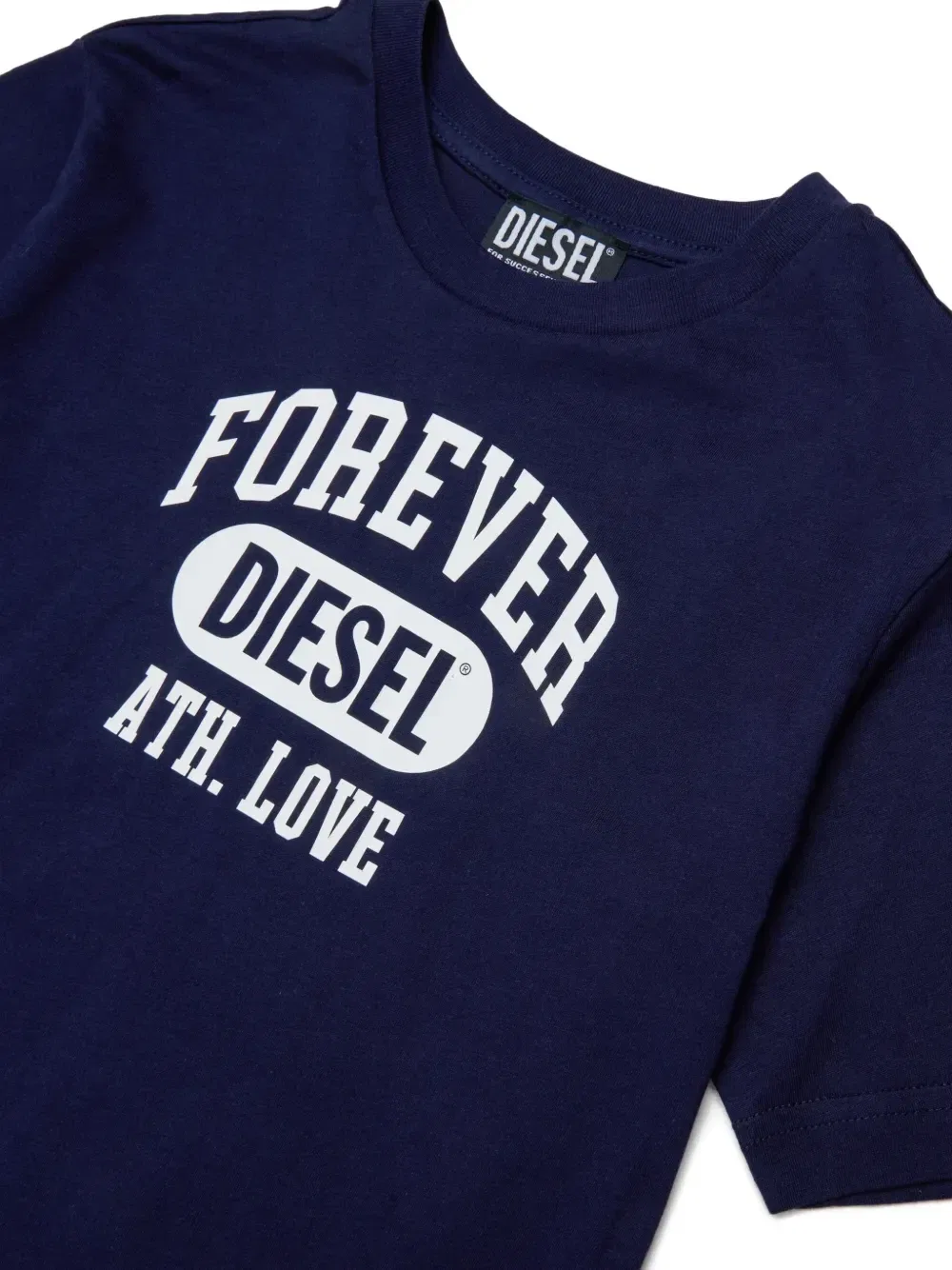 Футболка с круглым вырезом Diesel Kids, синий — фото 3