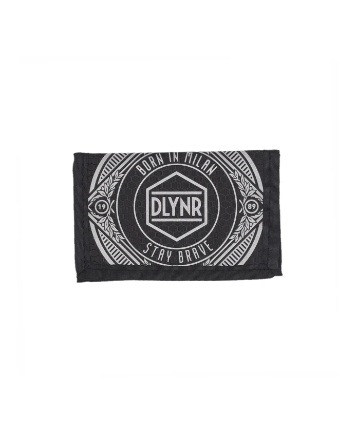 

Светоотражающий черный деловой кошелек Dolly Noire, черный