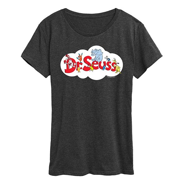

Футболка с принтом Women's cloud logo Dr. Seuss, Heather Charcoal, Черный, Футболка с принтом Women's cloud logo Dr. Seuss, Heather Charcoal