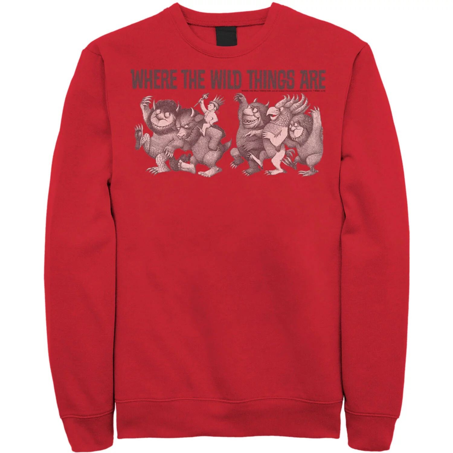 

Мужской свитшот Where The Wild Things Are Max Parade Group Shot Licensed Character, красный