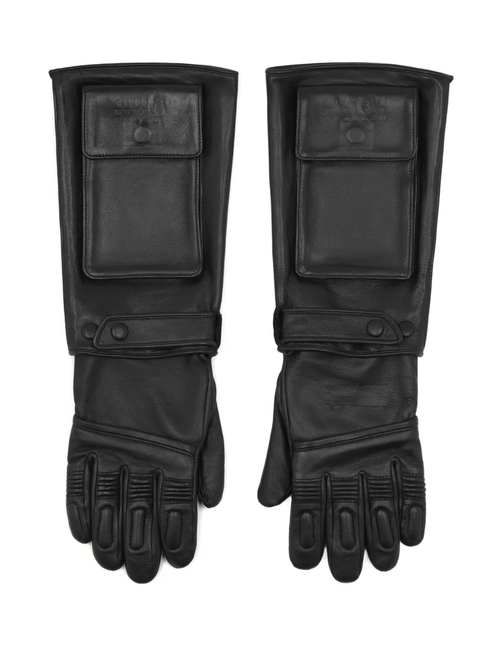 

Перчатки с карманами MM6 Maison Margiela, черный