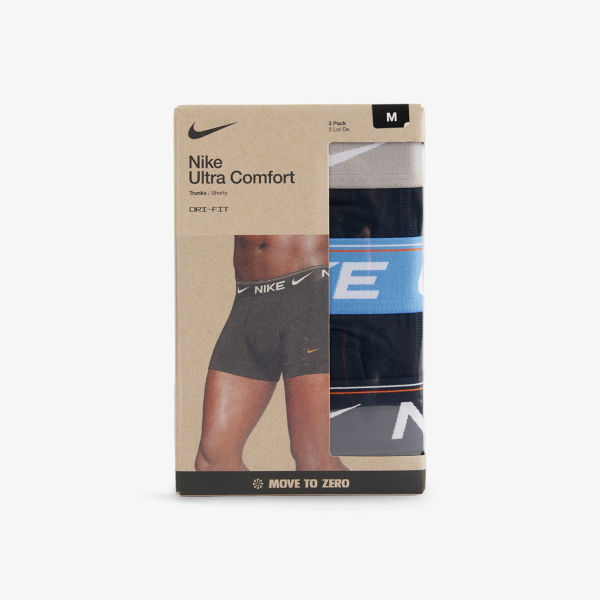 

Ультракомфортные дышащие трикотажные трусы-боксеры Dri-FIT, 3 шт Nike, мультиколор
