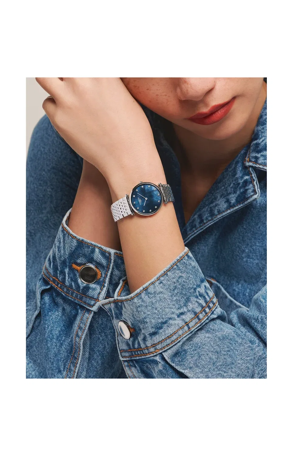Ла Гранд Классик де Лонжин - L4.512.4.81.6 LONGINES, синий — фото 4