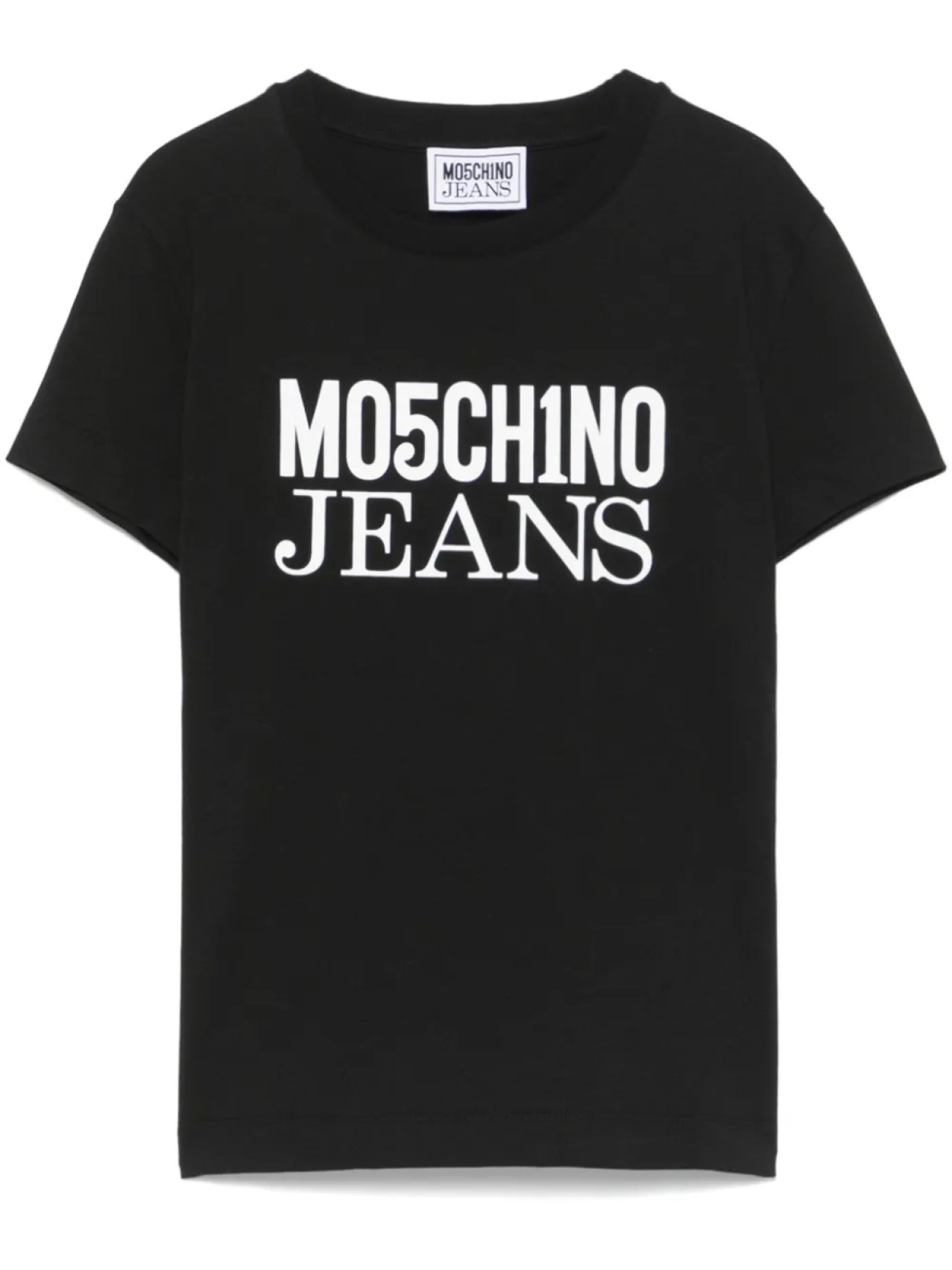 

Футболка с логотипом MOSCHINO JEANS, черный