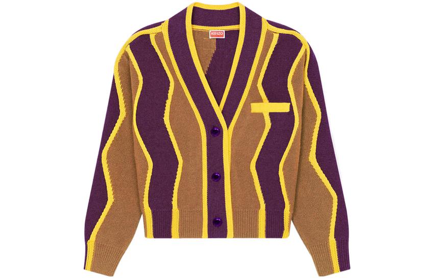 

Трикотажная женская фиолетовая футболка KENZO