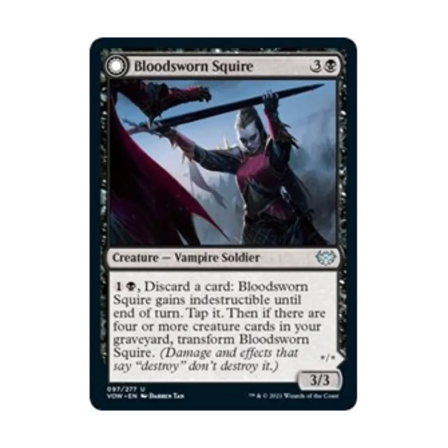 

CCG Кровавый оруженосец (U), MTG - Innistrad: Crimson Vow