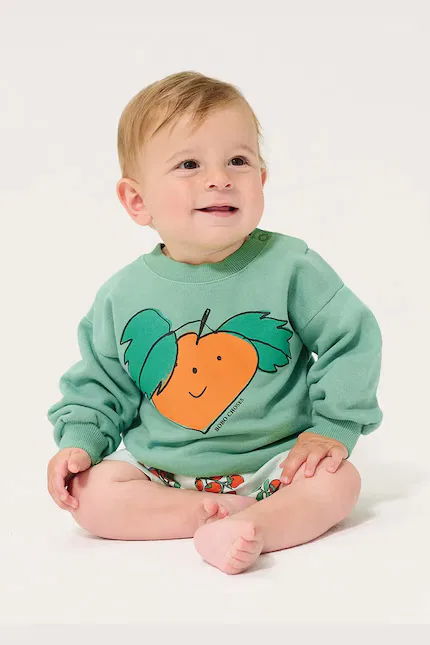 Худи детское с капюшоном Tangerine Bobo Choses, бирюзовый