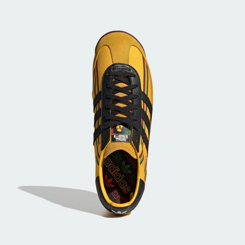 Мужские кроссовки adidas SL72 RS Jamaica x Bob Marley, желтый/черный/зеленый — фото 3