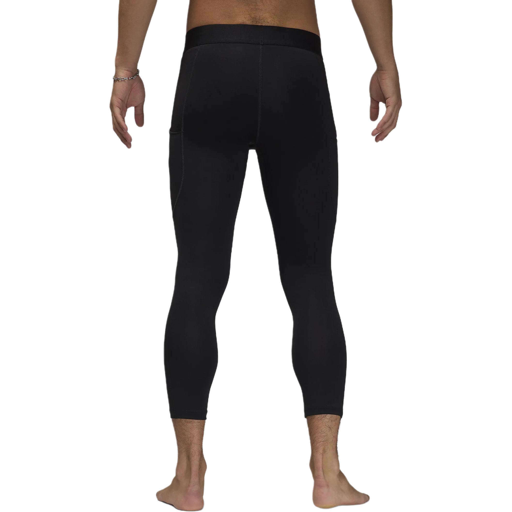 Мужские спортивные леггинсы Dri-FIT длиной 3/4 Jordan, черный/белый — фото 4