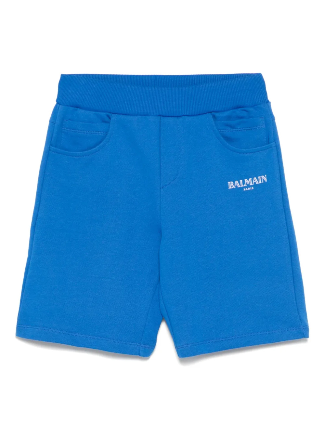 

Шорты с логотипом Balmain Kids, синий