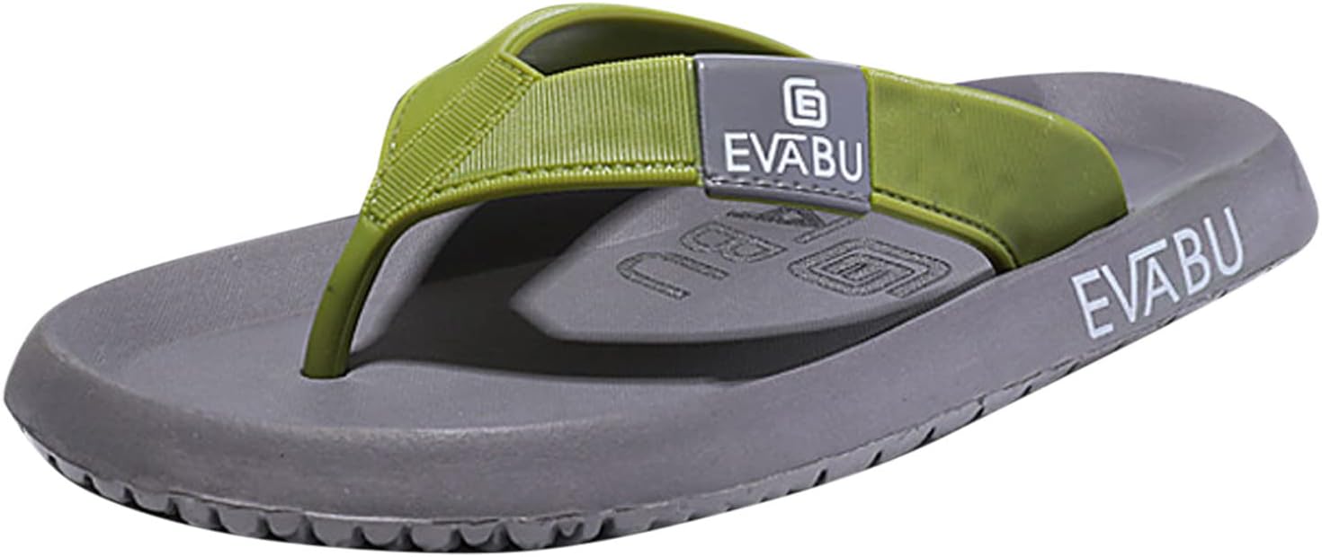 

Мужские летние шлепанцы для пляжа и домашние тапочки с поддержкой свода стопы Generic, серый