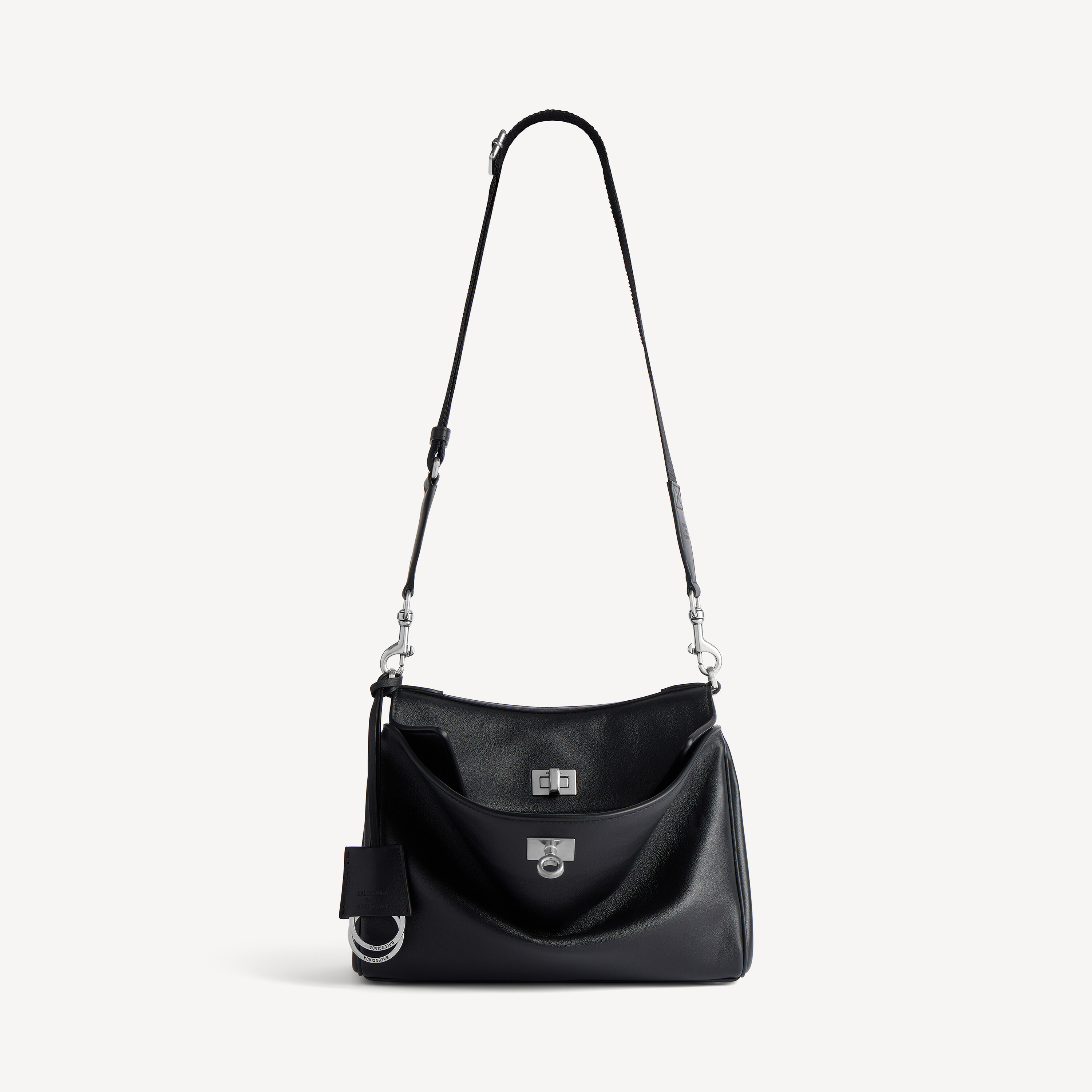 

Мужская маленькая сумка-мессенджер rodeo в черном цвете BALENCIAGA, черный