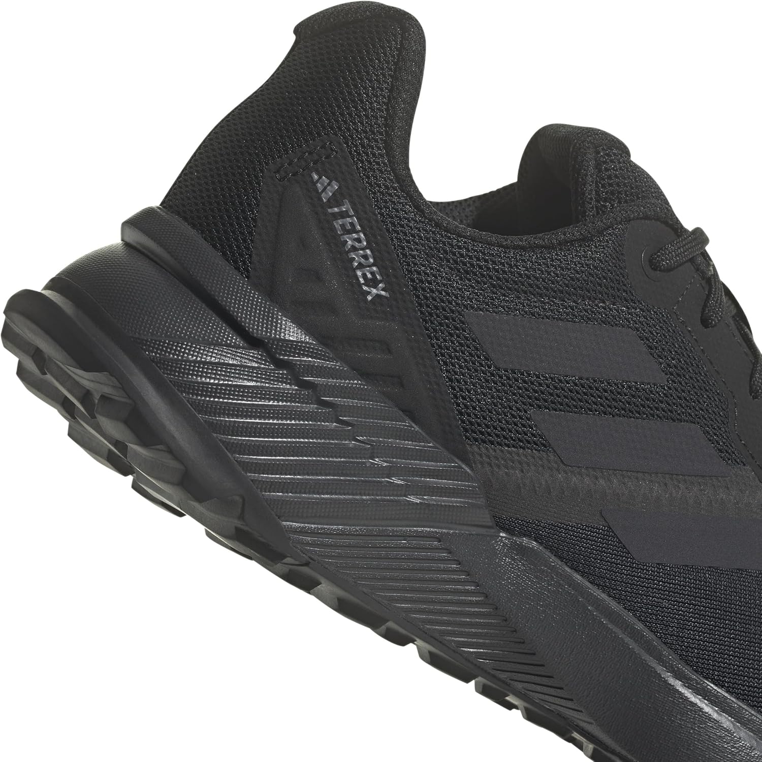 Мужские кроссовки Adidas Terrex Soulstride Rain.rdy для трейл-раннинга, черный/серый — фото 4