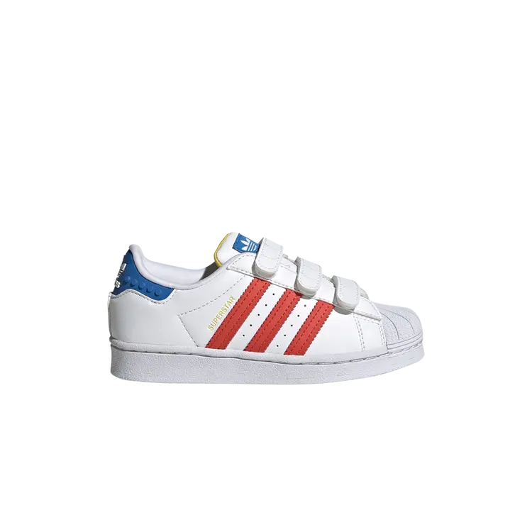 

Кроссовки Adidas LEGO x Superstar J, белый