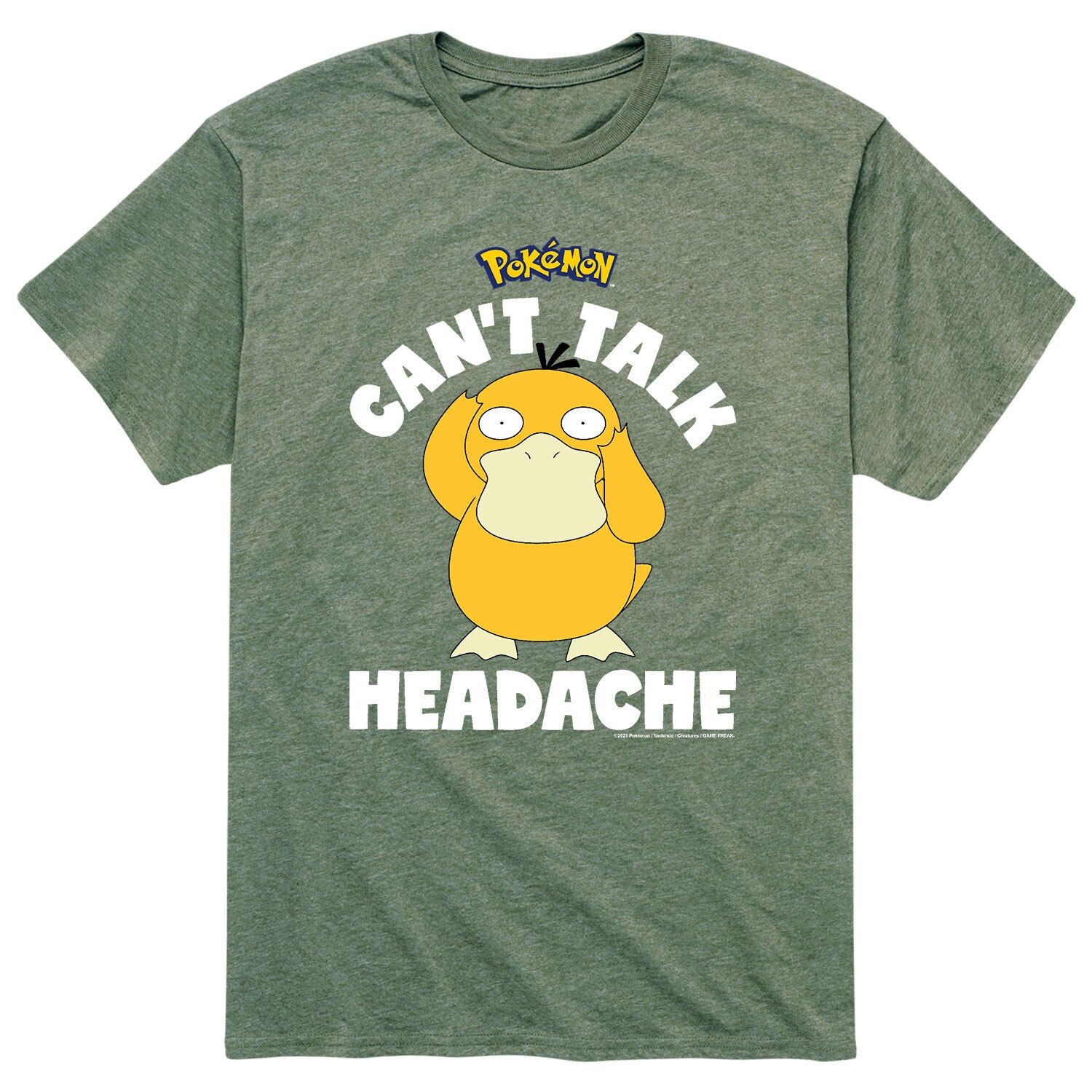 

Мужская футболка Pokemon Psyduck от головной боли Licensed Character