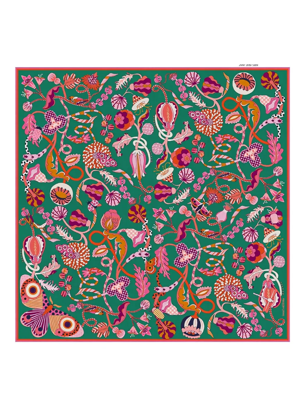 

Шарф с цветочным принтом Inouitoosh, зеленый