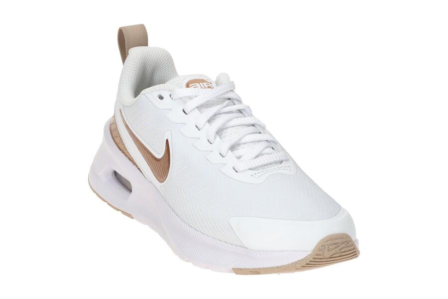 Кроссовки NIKE AIR MAX Nuaxis белые коричневые металлические женские — фото 3