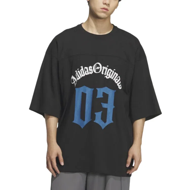 Футболка Adidas Oversized Fit, цвет «черный», KT3039 — фото 2