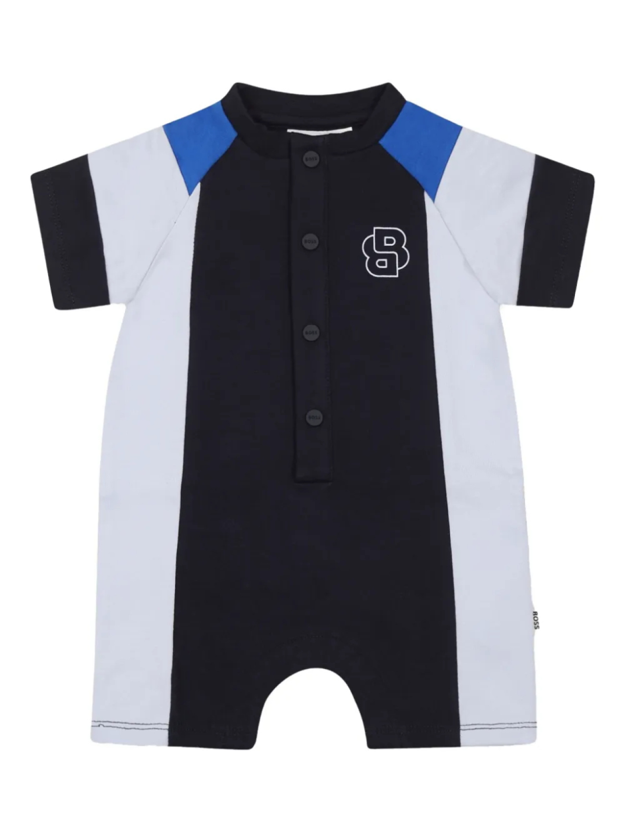 

Детский комбинезон с принтом BOSS Kidswear, синий