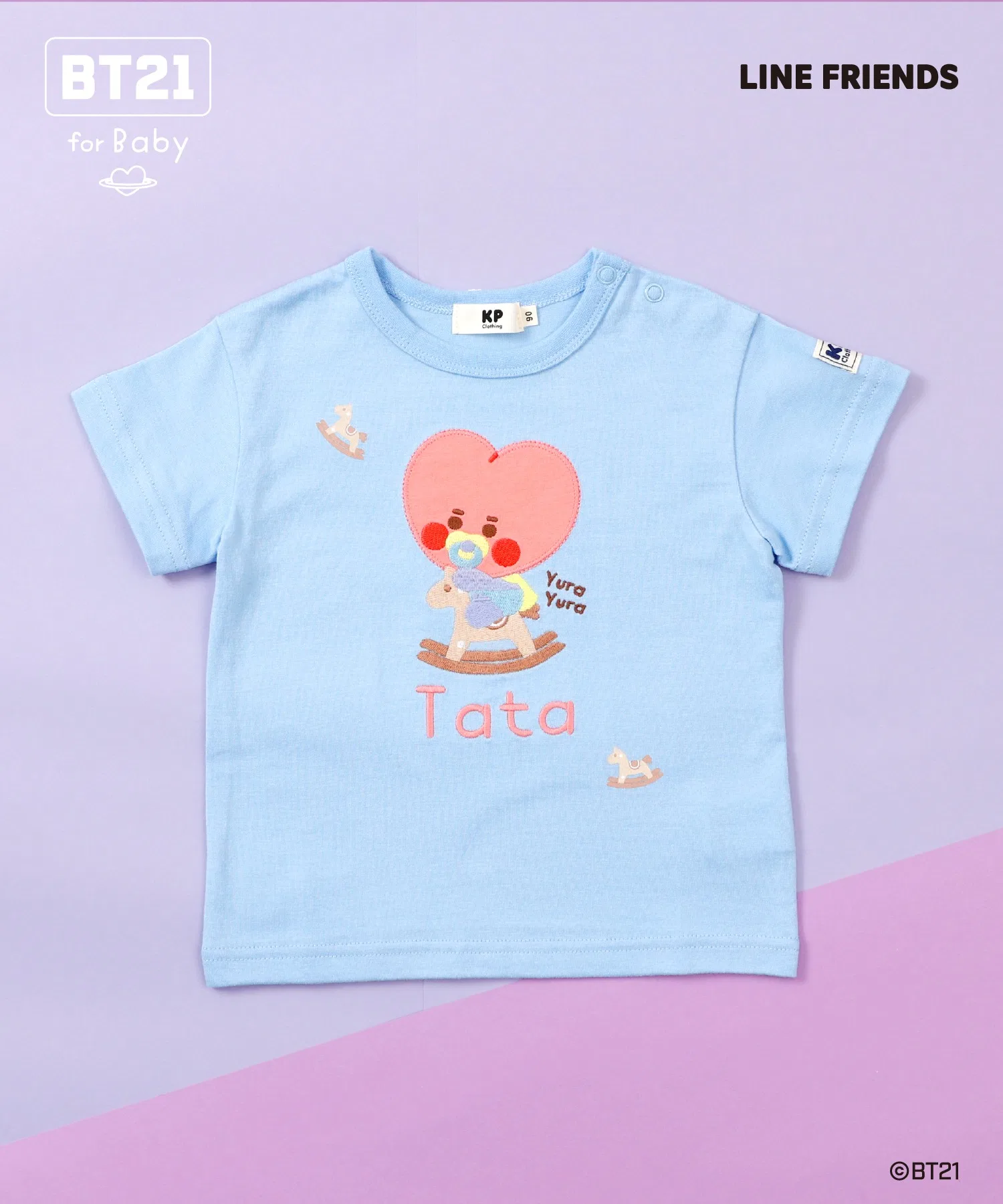 Детская футболка KP с аппликацией BT21