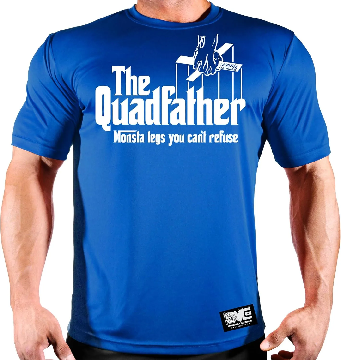 

Monsta Clothing Co. Мужская футболка для тренировок Quadfather