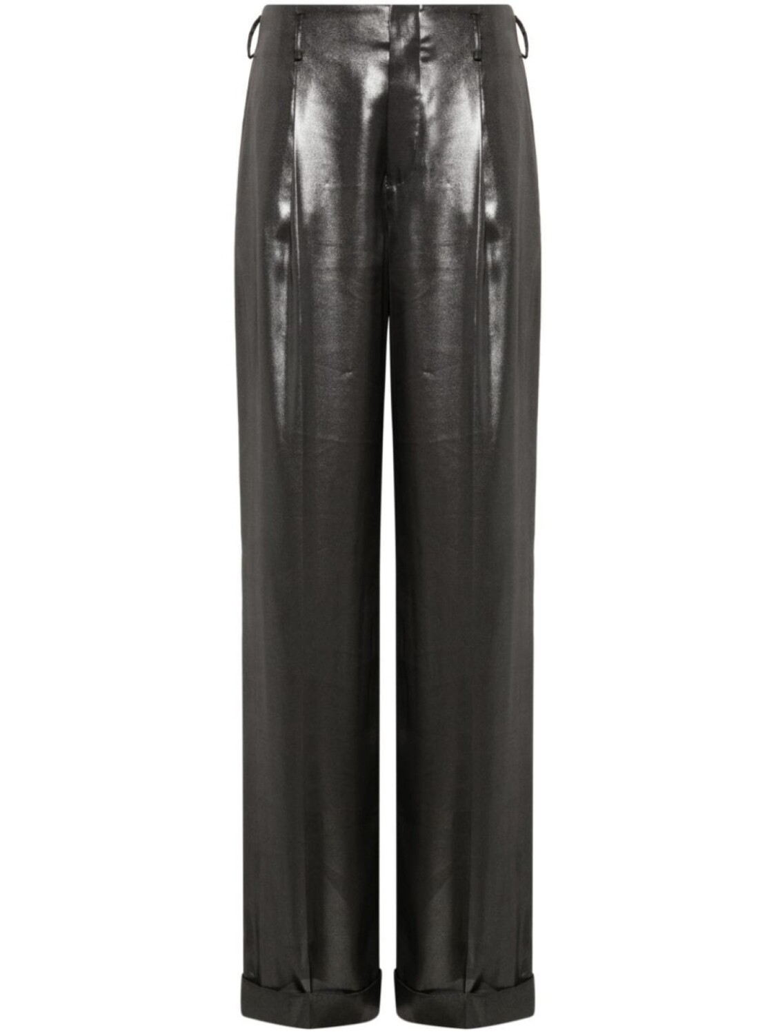 

Ralph Lauren Collection плиссированные брюки Acklie широкого кроя, серебристый