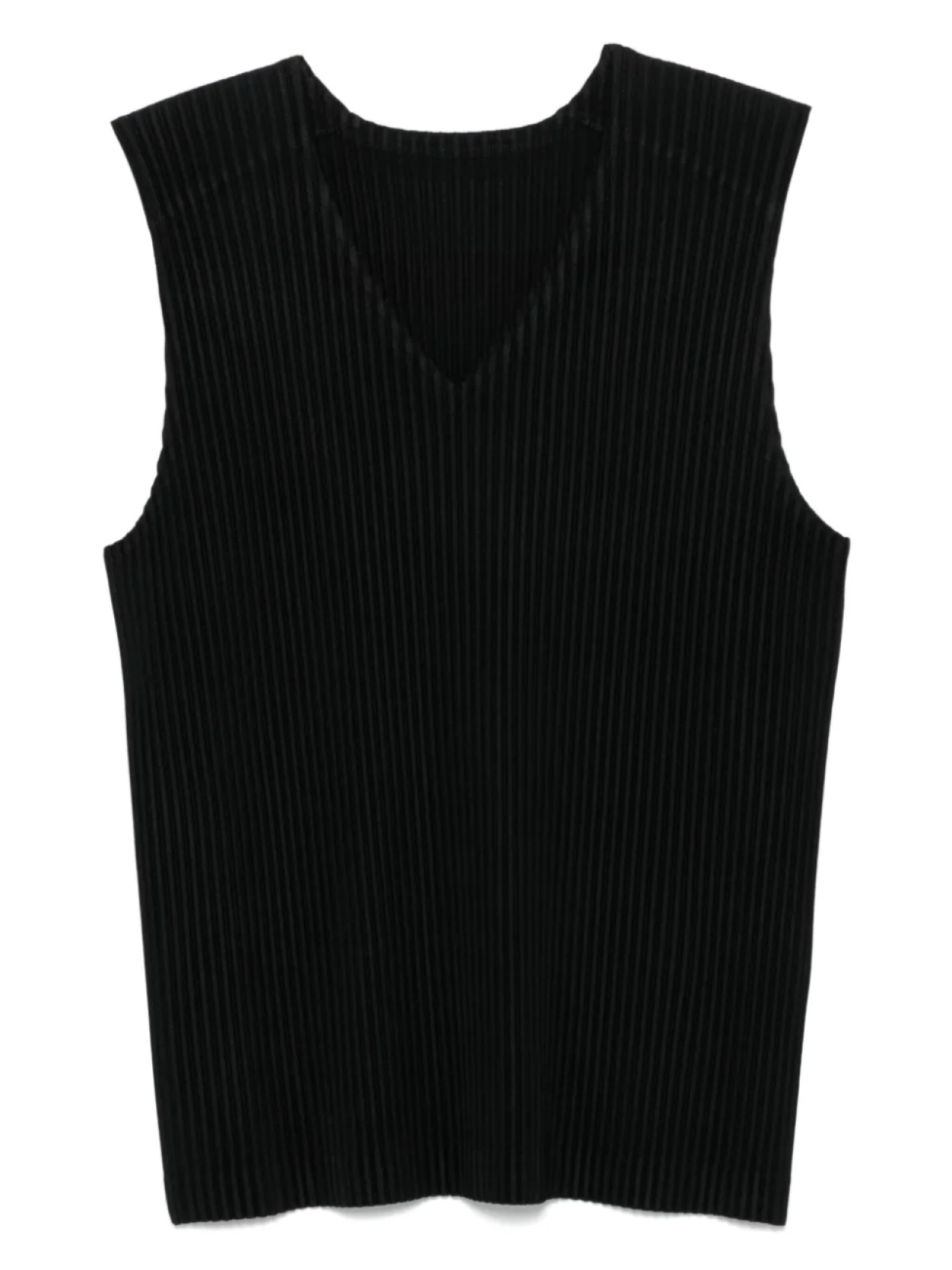 

Футболка Homme Plissé Issey Miyake плиссированный топ без рукавов, черный