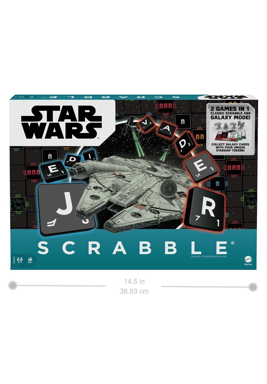 

Настольная игра SCRABBLE STAR WARS Mattel Games, цвет multicolor