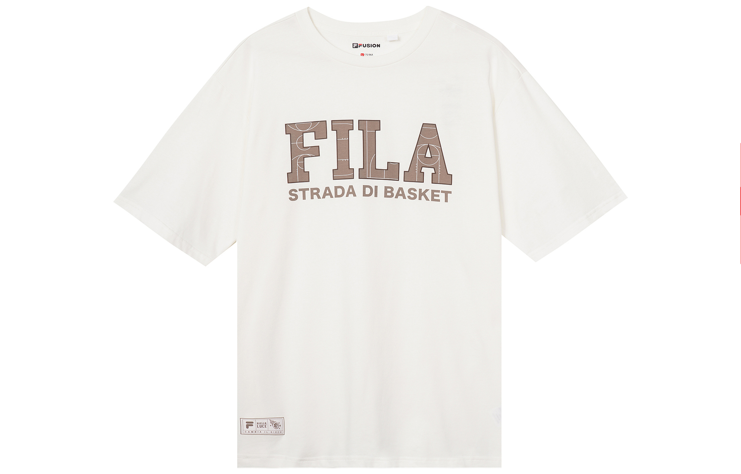 

FILA FUSION Футболка мужская белая, Белый, FILA FUSION Футболка мужская белая