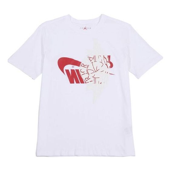

Футболка Futura Wings с логотипом, короткие рукава, Air Jordan, белый