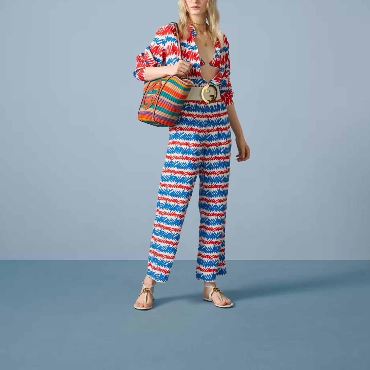 

Рубашка женская красная Gucci