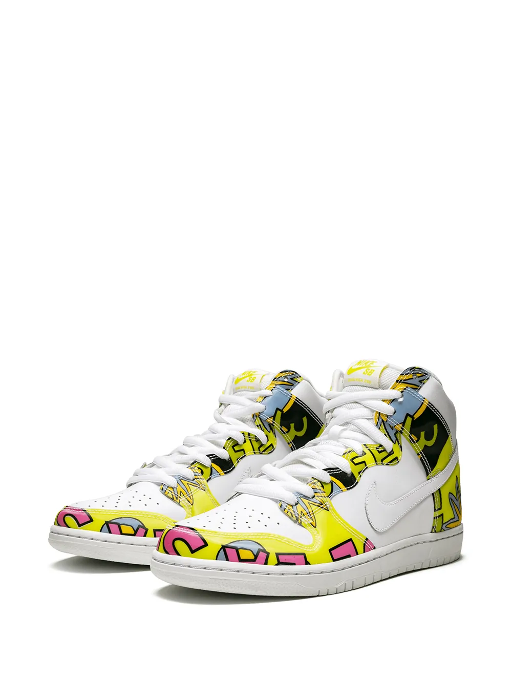 Кеды Dunk High PRM DLS SB Nike, белый — фото 2