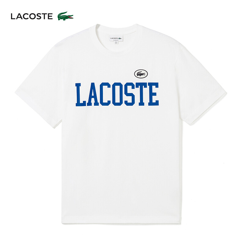 

Футболка мужская Lacoste с короткими рукавами, белый