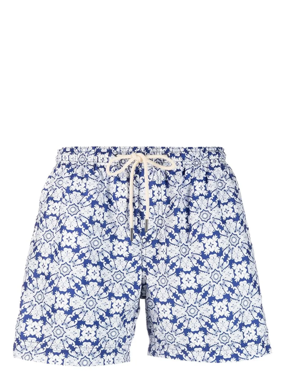 

Плавки-шорты с геометричным принтом PENINSULA SWIMWEAR, синий