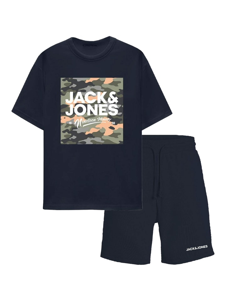 

Футболка JACK & JONES Junior, темно-синий