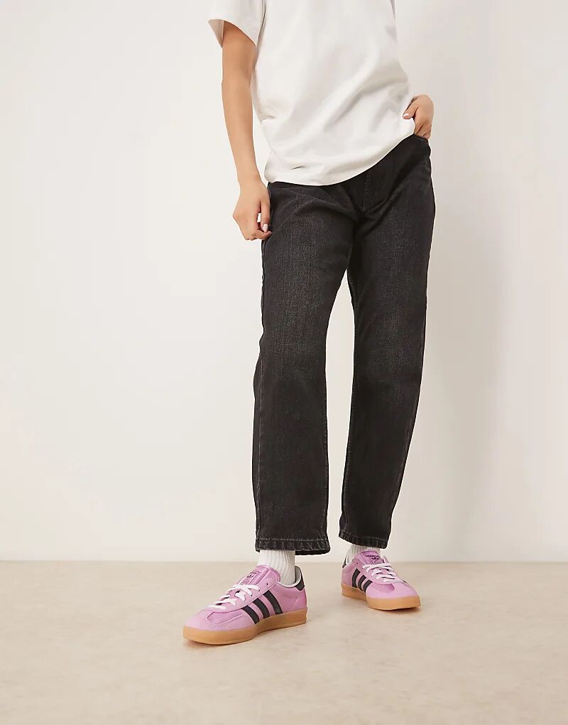 Кроссовки для дома adidas Originals Gazelle цвета металлик фиолетовый — фото 3